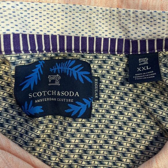 Scotch and Soda Extra Extra Large Regular Dress Shirt Button Down - Picture 6 of 8